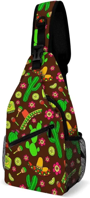 Color Skull Versatile And Convenient Multipurpose Crossbody Bag - Perfect for Travel And Hiking