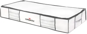 Compactor Vacuum Storage Bag XL | Space Saver Vacuum Storage Bags for Clothes, Comforters & Blankets | Ultimate Storage Solution for Wardrobe | White Semi-Rigid Box |