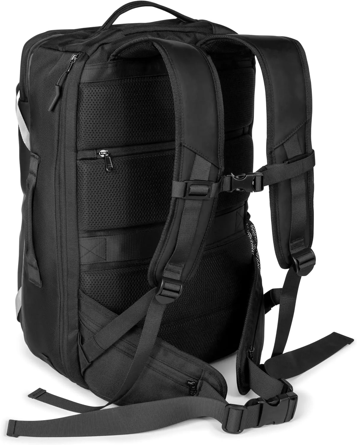 COR Surf Carry On Travel Backpack Bundle | Island Hopper Travel Backpack with Toiletry Bag and Compression Packing Cube Set (40L, Black)