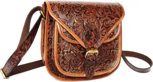 Cords Craft, Real Leather Bag, Crossbody Bag, Shoulder Bag, Ladies Purse, Leather Handbag, Gift for Women, Tan Color