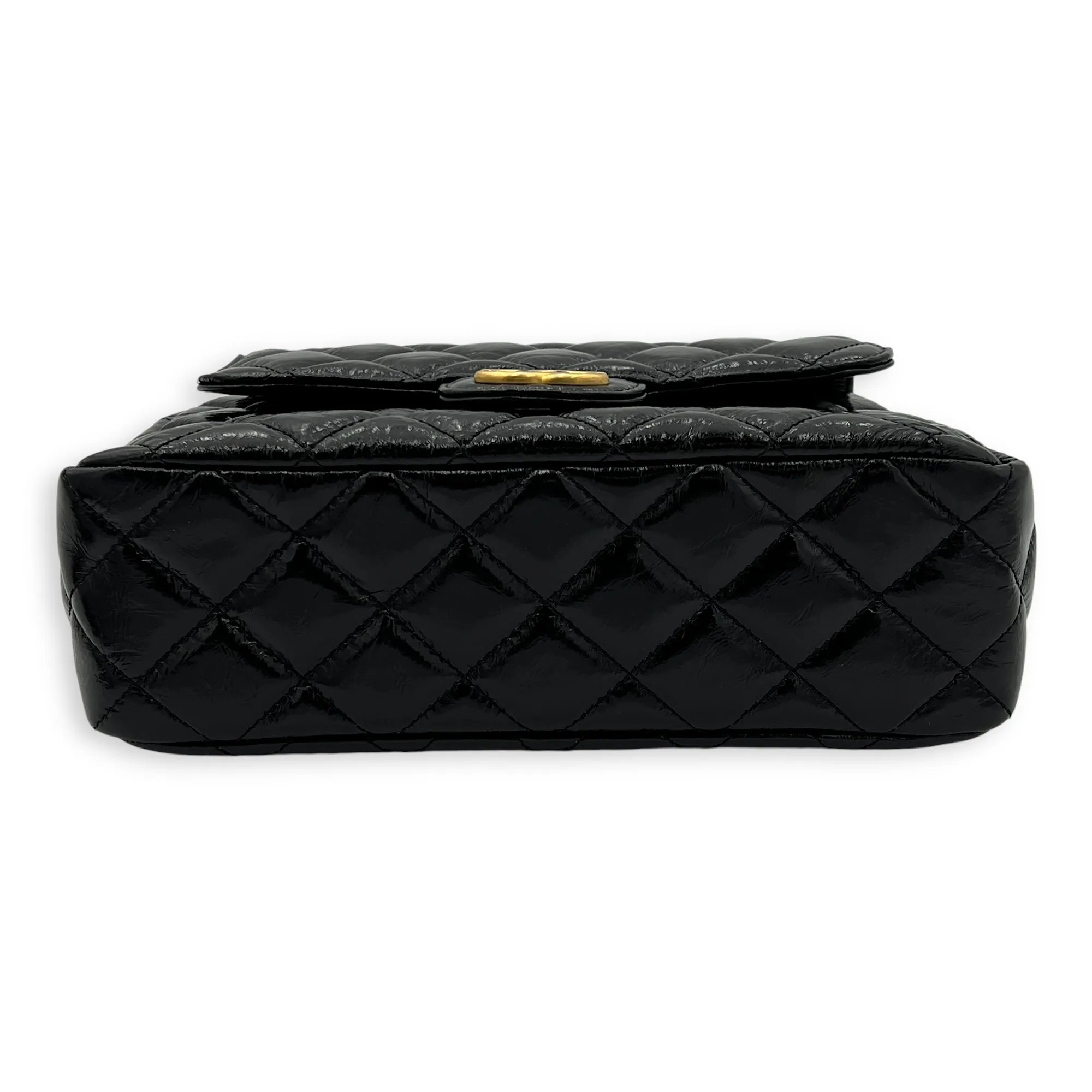 Crinkled Bag in Calfskin, Black Hobo Gold hardware Shoulder Seasonal sale Most-wanted