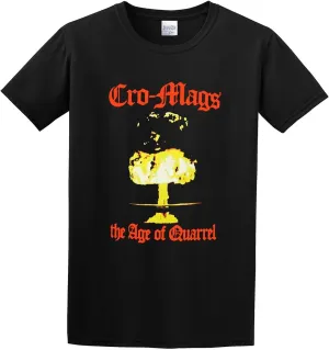 Cro-Mags Band The Age of Quarrel Album Cover Art T-Shirt Black
