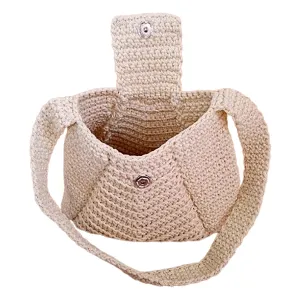 Crochet Handmade Granny Squares Yarn Art Macrame Yarn Bag Shoulder Bag Crochet Yarn Art Macrame Yarn Bag Handmade Yarn Art Macrame Yarn Bag Eco-Friendly Yarn Art Macrame Stylish and Modern Shoulder
