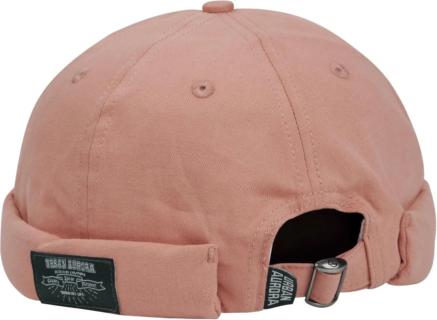 Croogo Brimless Docker Cap Unisex Rolled Cuff Harbour Hat Visor-Less Cap Cotton Beanie Landlord Hat Casual Sailor Skull Cap