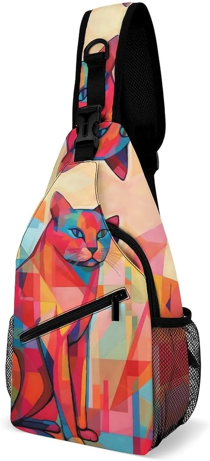 Crossbody Bag for Women Men Chest Bag Pirate Skull Sling Bag Crossbody Shoulder Bag Sling Backpack