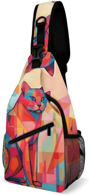 Crossbody Bag for Women Men Chest Bag Pirate Skull Sling Bag Crossbody Shoulder Bag Sling Backpack