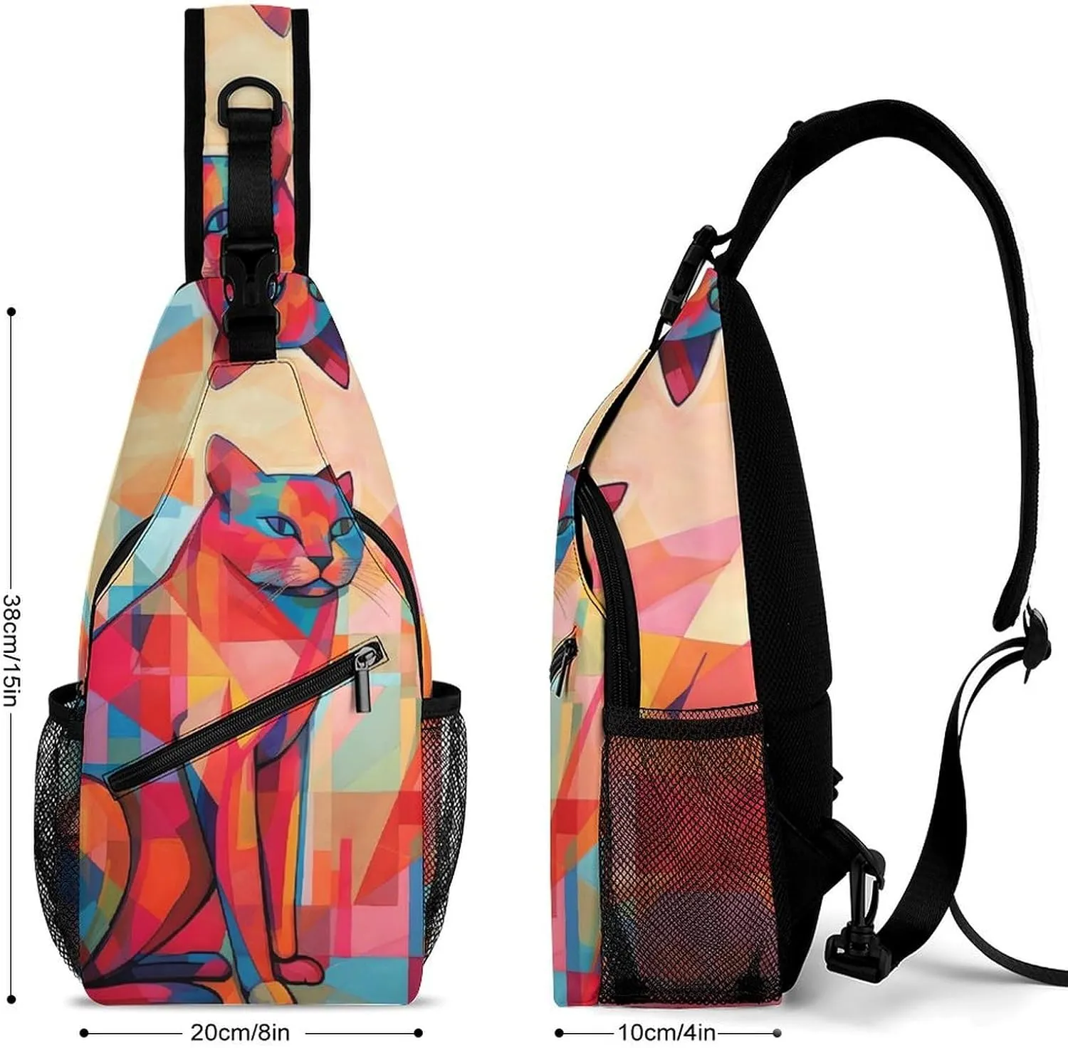 Crossbody Bag for Women Men Chest Bag Pirate Skull Sling Bag Crossbody Shoulder Bag Sling Backpack