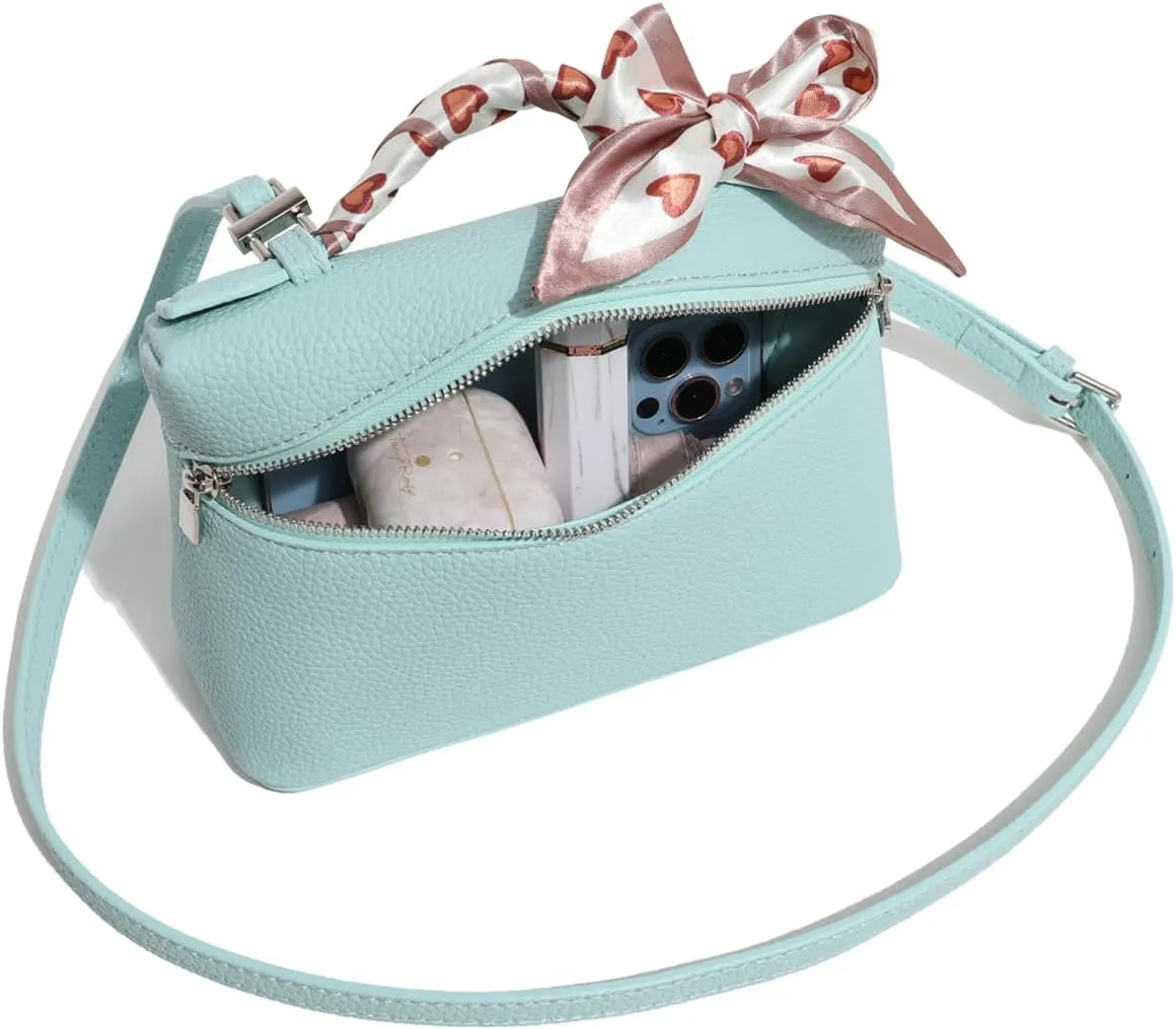 Crossbody Bag for Women Top-Handle Pouch Bag Designer Shoulder Leather Handbag Trendy Purse