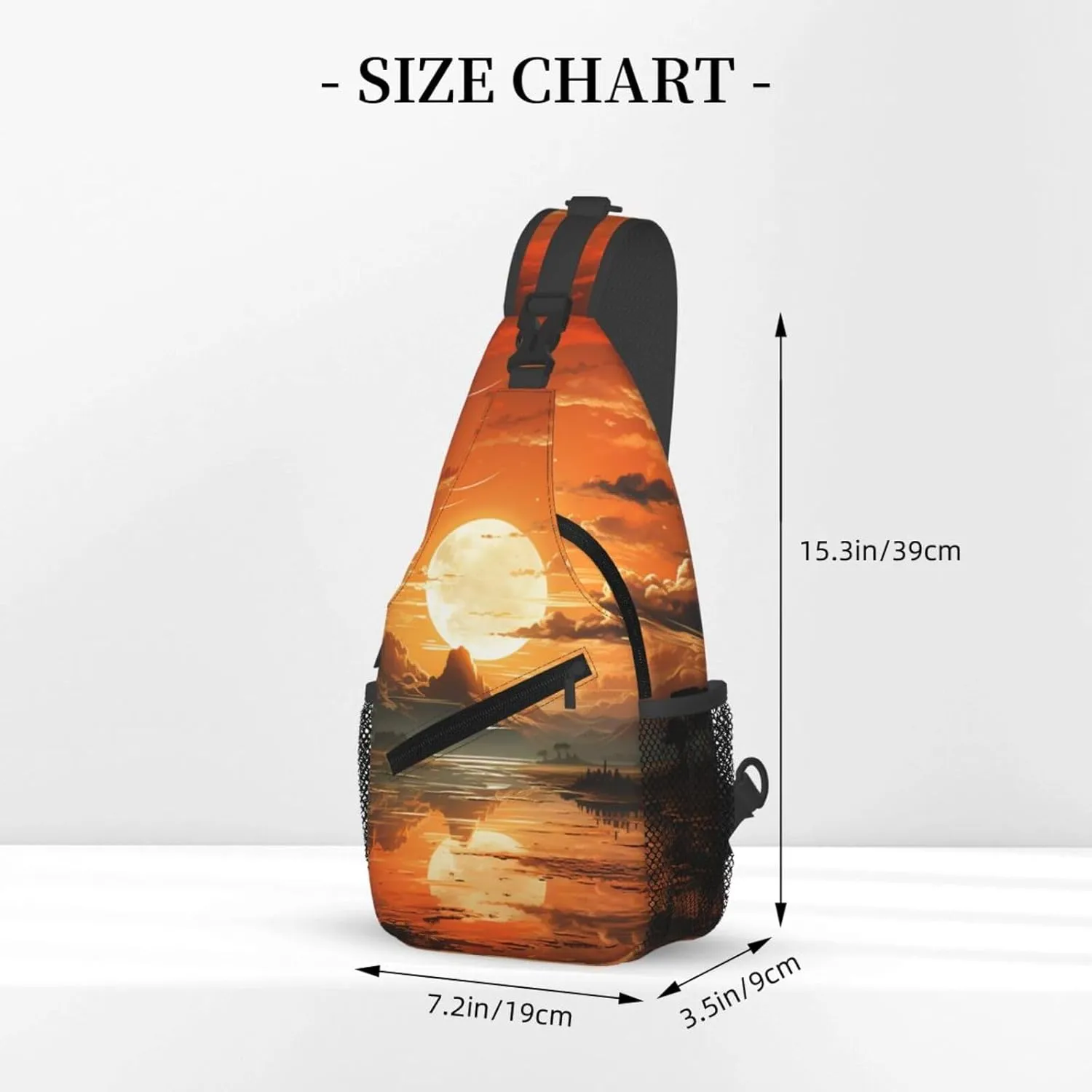 Crossbody Bags for Women Men Trendy Sling Bag Casual Chest Bag Mexican Folk Art Patterns Shoulder Bag for Travel Sport