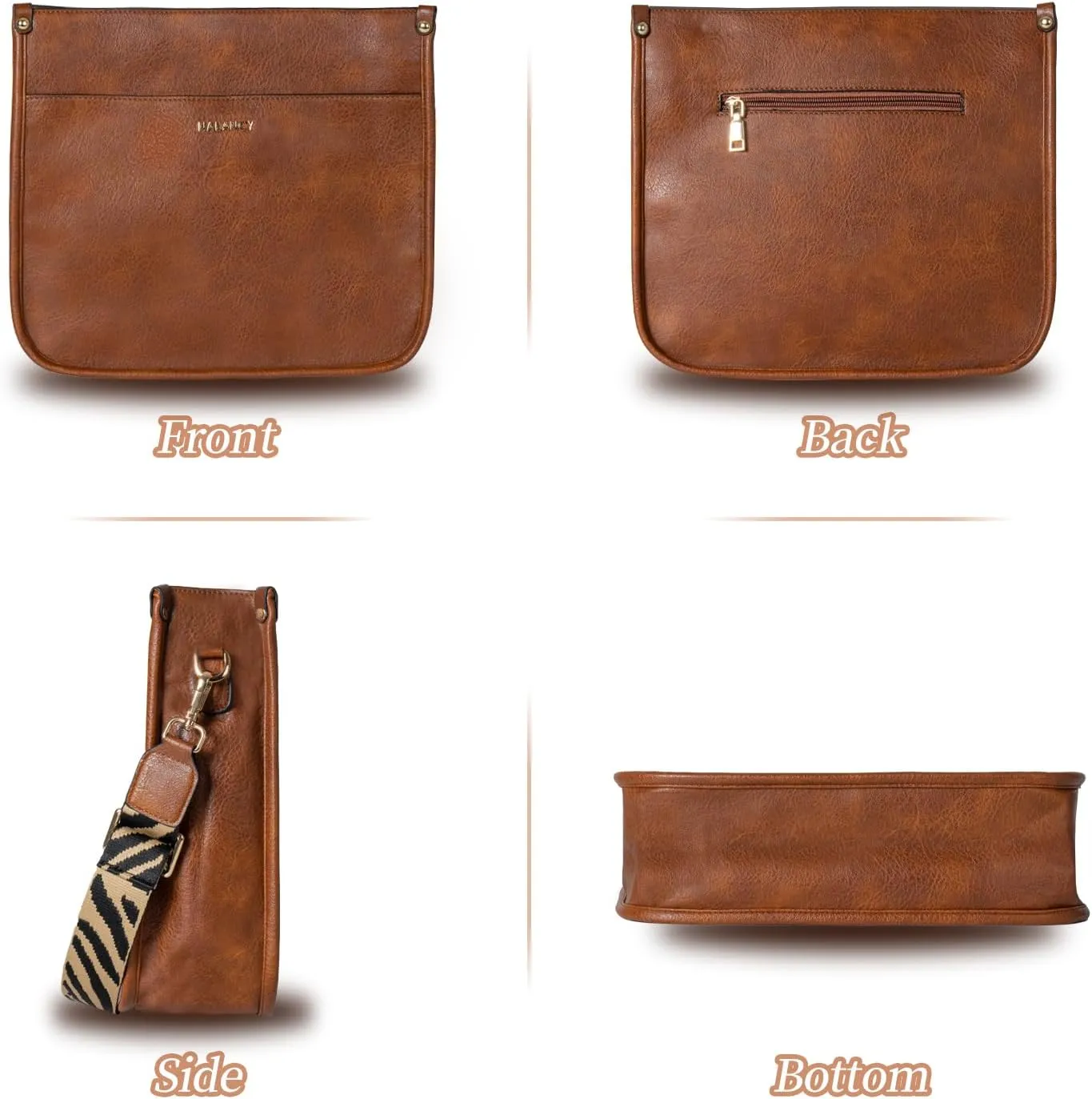 Crossbody Bags for Women Vegan Leather Hobo Handbag Fashion Shoulder Purses with Adjustable Strap