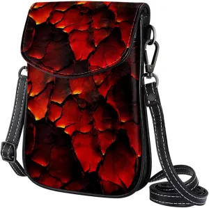 Crossbody Bags for Women,Crossbody Bag Men,Small Sling Bag,Volcano Surface Texture,Crossbody Purse