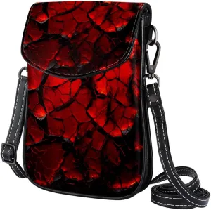 Crossbody Bags for Women,Crossbody Bag Men,Small Sling Bag,Volcano Surface Texture,Crossbody Purse