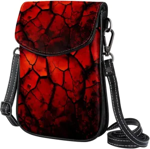 Crossbody Bags for Women,Crossbody Bag Men,Small Sling Bag,Volcano Surface Texture,Crossbody Purse