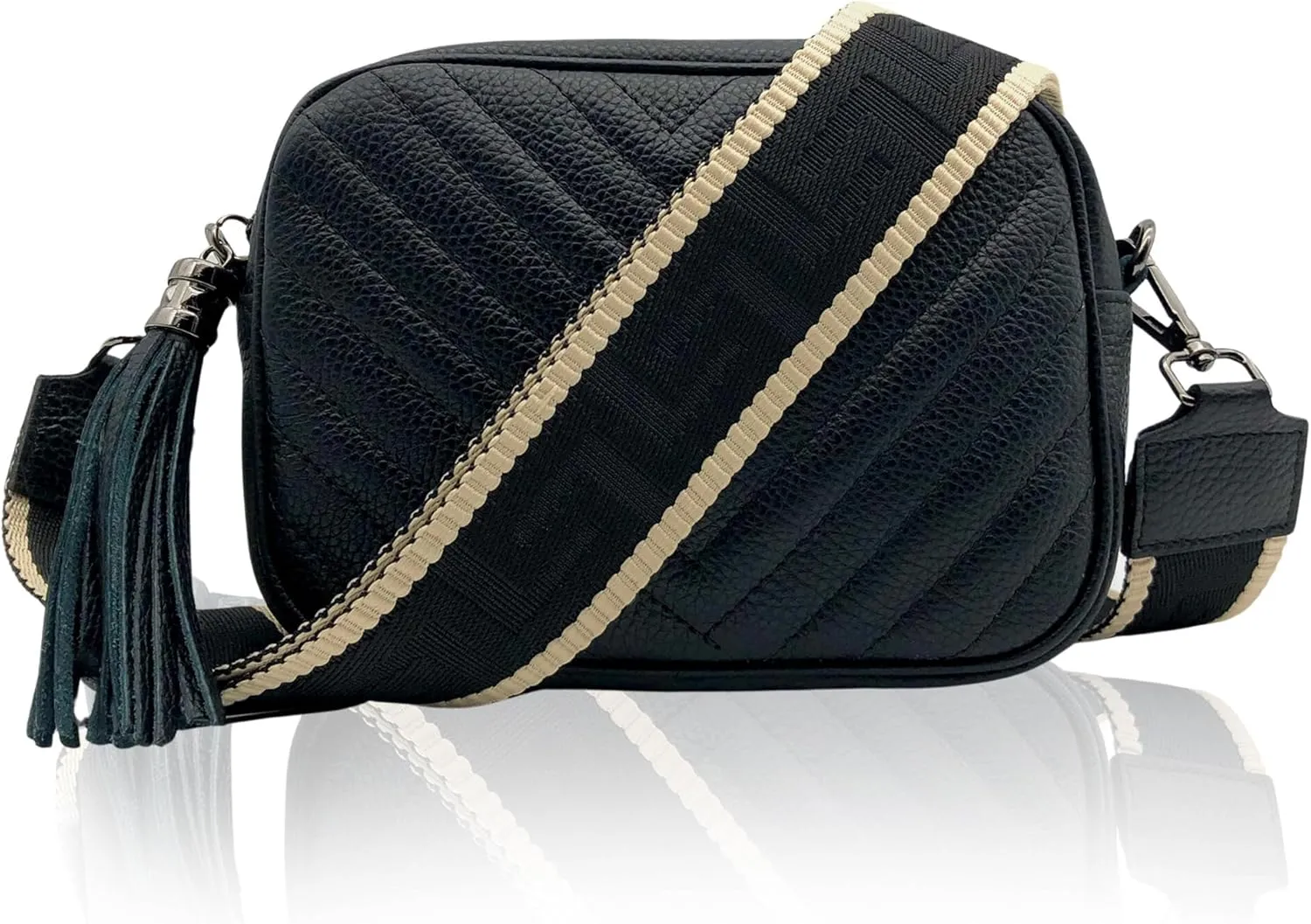 Crossbody Purse for Women - Leather, Trendy Womens Cross Body Bags, Genuine Leather Crossbody Purses