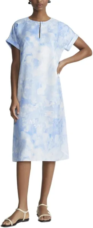 Cuffed Short Sleeve Dress