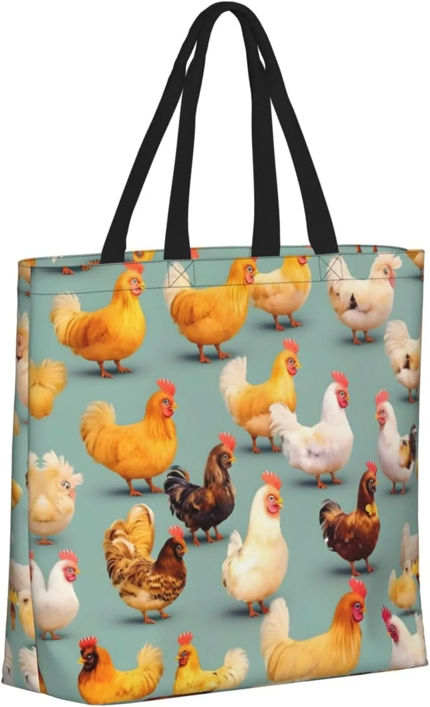 Cute Dog Paw Prints Print Fashion Tote Bag,Travel Handbag For Women, Hobo Bags, Work Shoulder Bags Crossbody Bag