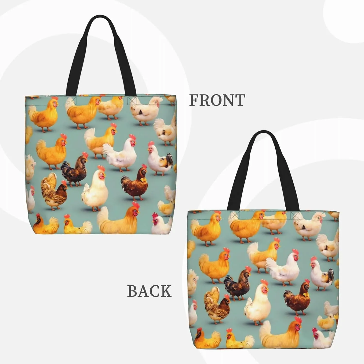 Cute Dog Paw Prints Print Fashion Tote Bag,Travel Handbag For Women, Hobo Bags, Work Shoulder Bags Crossbody Bag