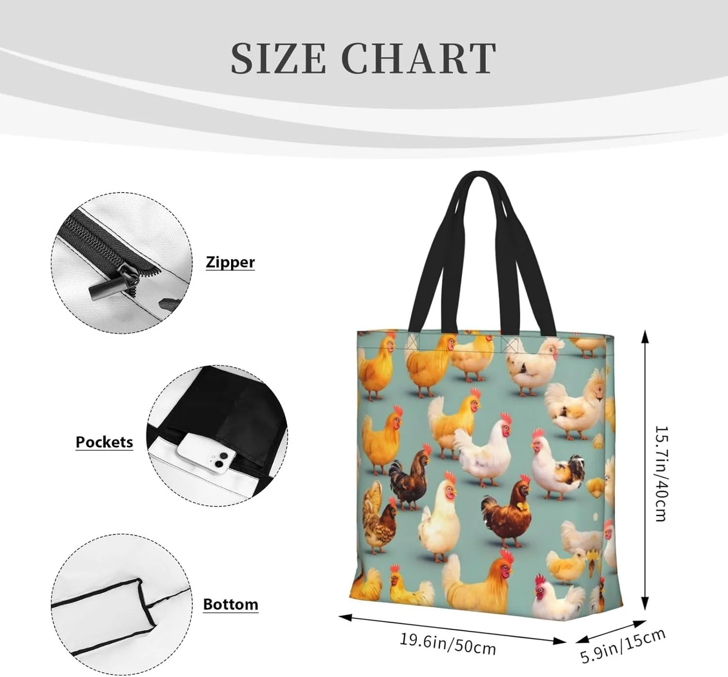 Cute Dog Paw Prints Print Fashion Tote Bag,Travel Handbag For Women, Hobo Bags, Work Shoulder Bags Crossbody Bag