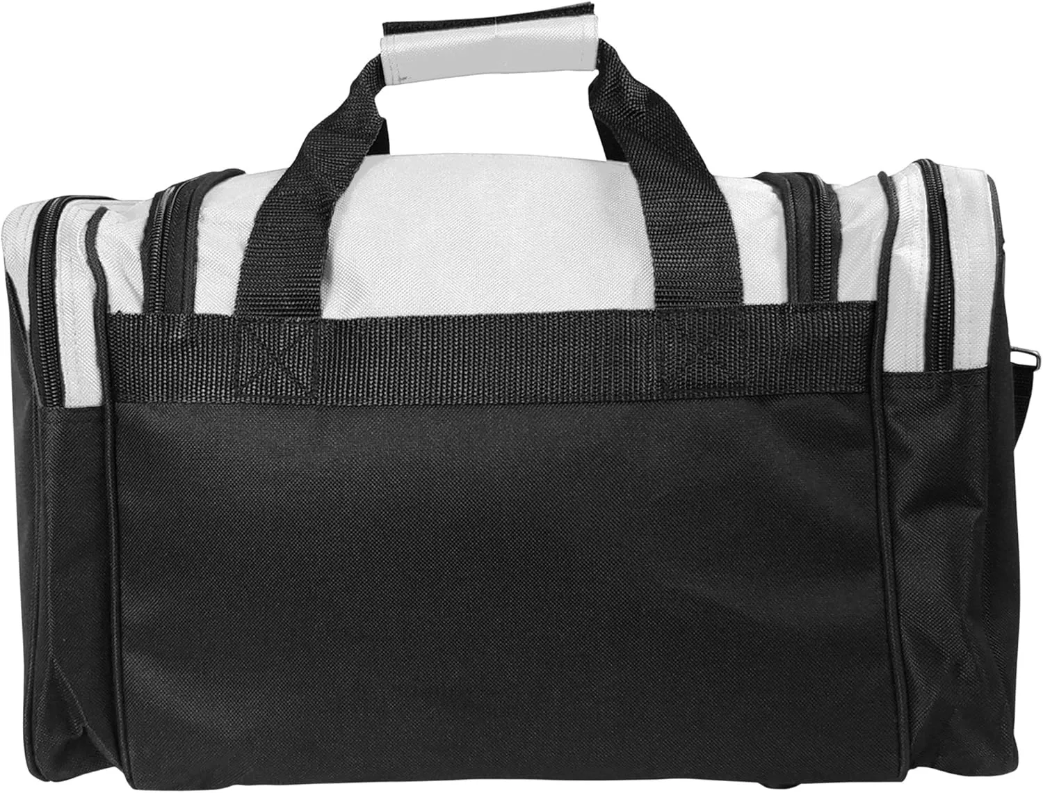 DALIX 17" Duffle Bag Dual Front Mesh Pockets (Black Gold Gray Dark Green Navy Blue Maroon Royal Blue Orange Pink Purple Red White