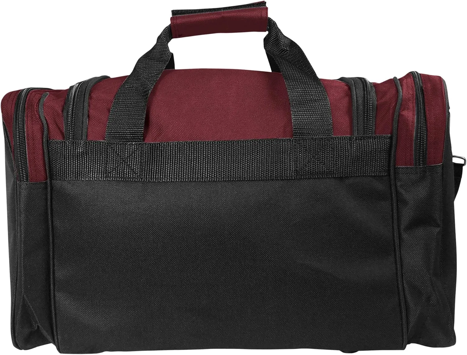 DALIX 17" Duffle Bag Dual Front Mesh Pockets (Black Gold Gray Dark Green Navy Blue Maroon Royal Blue Orange Pink Purple Red White