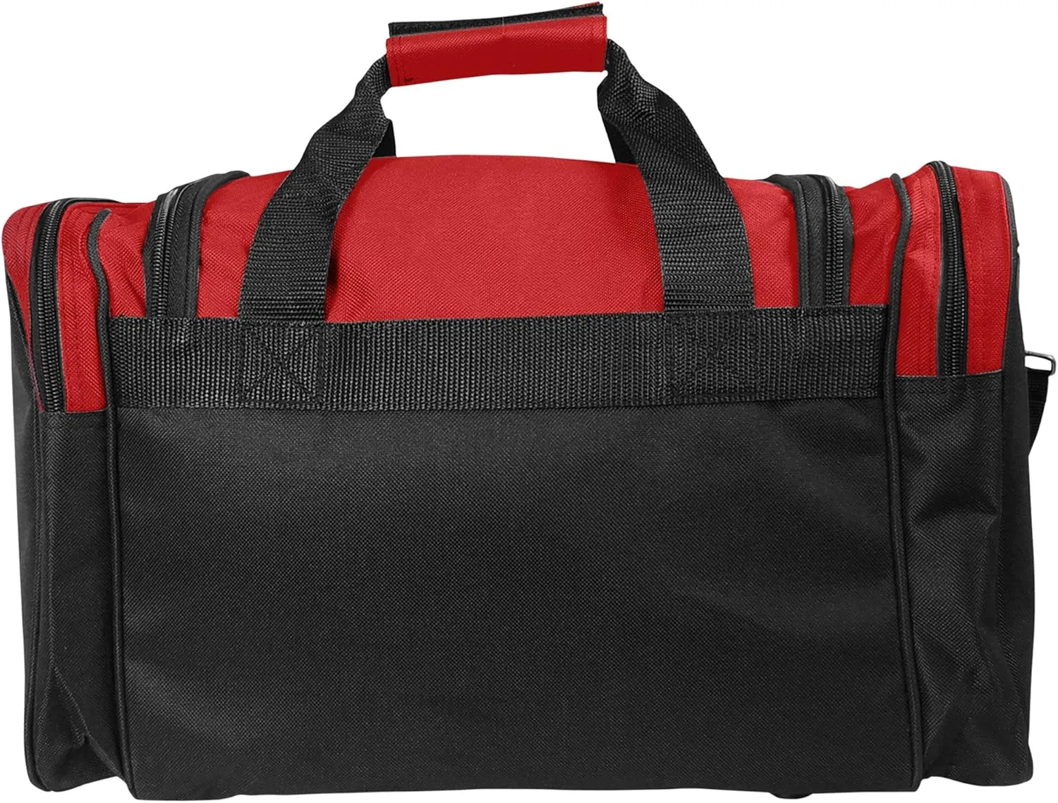 DALIX 17" Duffle Bag Dual Front Mesh Pockets (Black Gold Gray Dark Green Navy Blue Maroon Royal Blue Orange Pink Purple Red White