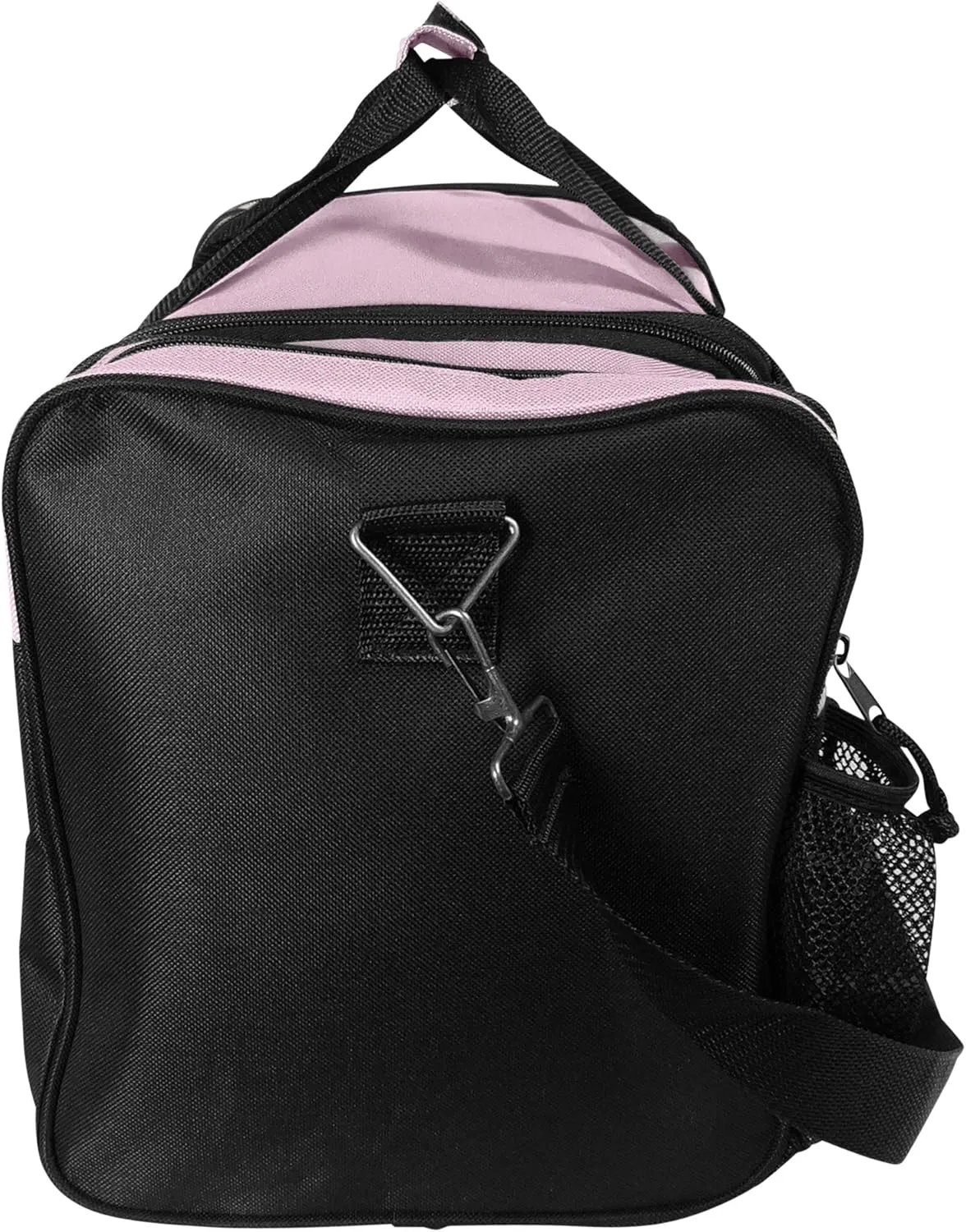 DALIX 17" Duffle Bag Dual Front Mesh Pockets (Black Gold Gray Dark Green Navy Blue Maroon Royal Blue Orange Pink Purple Red White