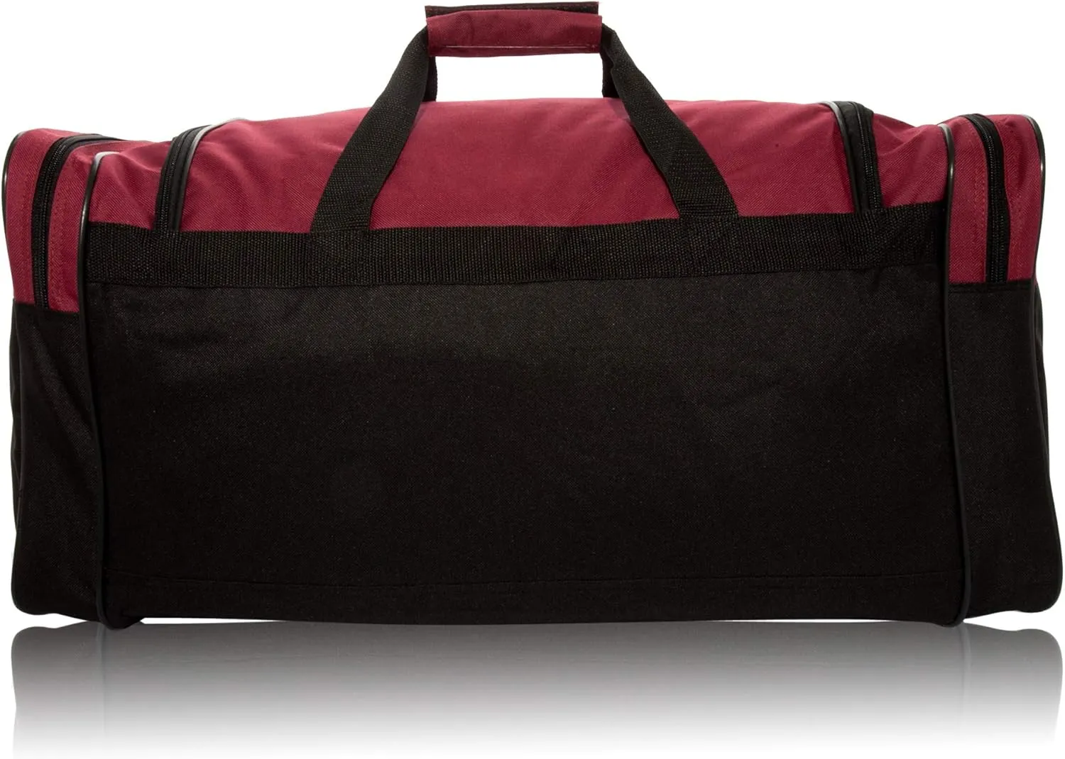 DALIX 25" Extra Large Vacation Travel Duffle Bag in Maroon