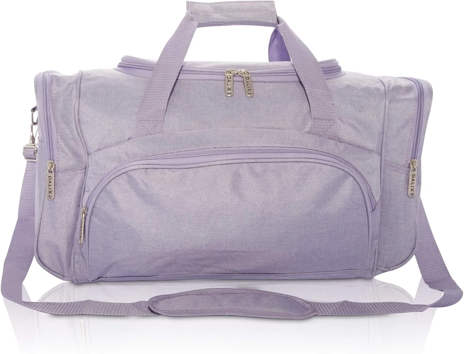DALIX Signature Travel or Gym Duffle Bag in (Black, Gray, Navy Blue Red)