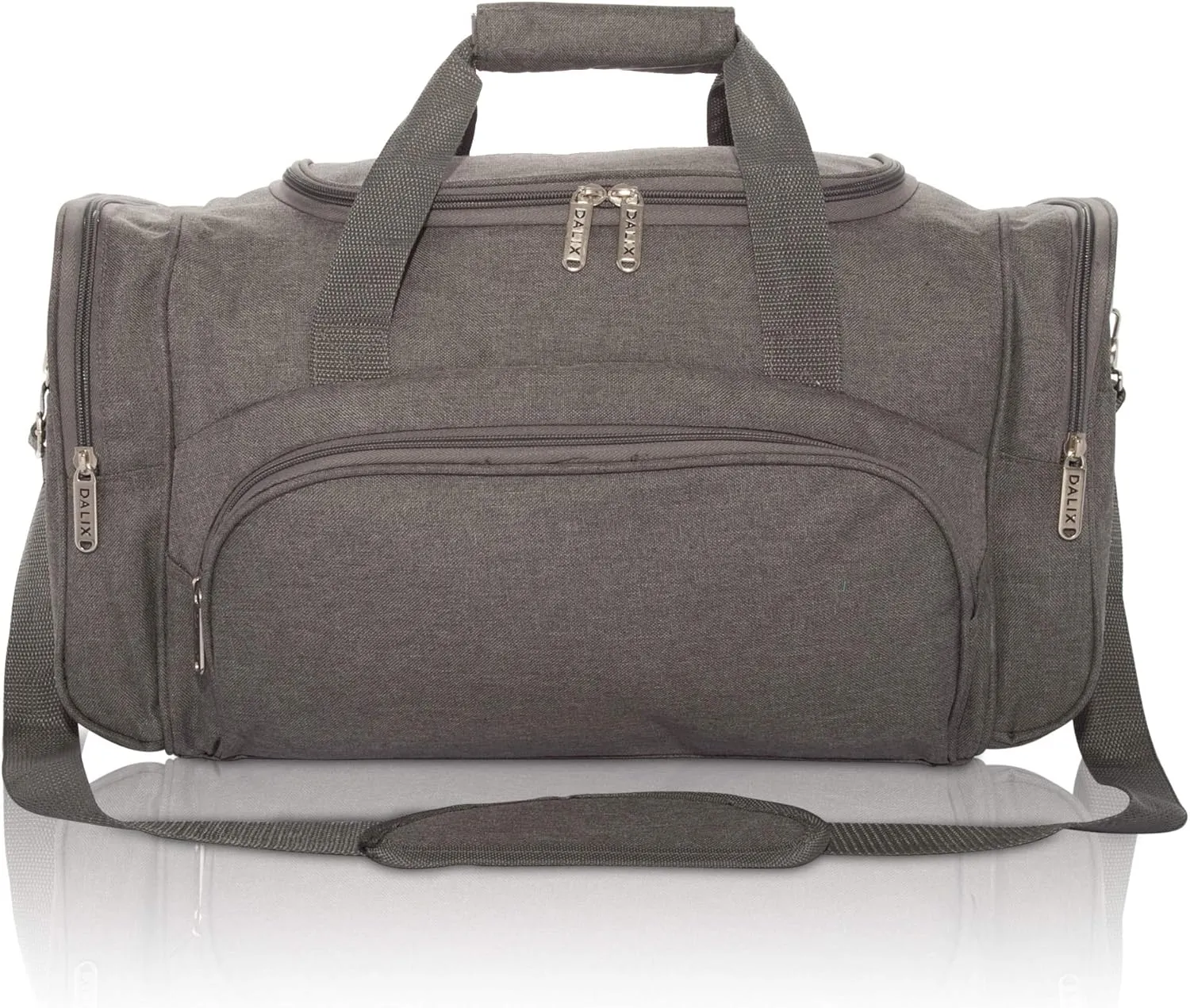 DALIX Signature Travel or Gym Duffle Bag in (Black, Gray, Navy Blue Red)