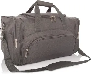 DALIX Signature Travel or Gym Duffle Bag in (Black, Gray, Navy Blue Red)