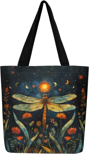 Damask Gothic Foldable Beach Bag Antique Victorian Canvas Tote Bag for Women,Vintage Floral Goth Handbag