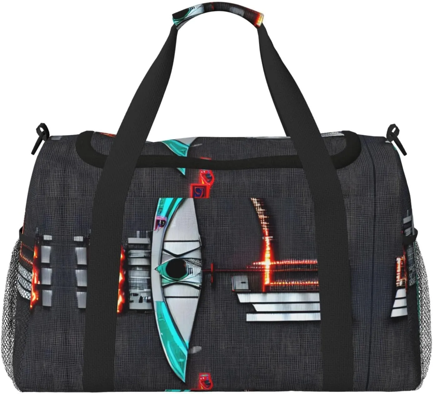 Darts arrows Travel Tote Bag – Large Reusable Shopping Bag, Vacation Tote, Sports Duffel Bag with Adjustable Crossbody Strap
