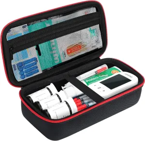 Diabetic Travel Case for Supplies, Portable Diabetes Carrying case for Glucose Monitor, Insulin Pens, Test Strips, and Lancets Diabetic Bags for Supplies (Case Only)