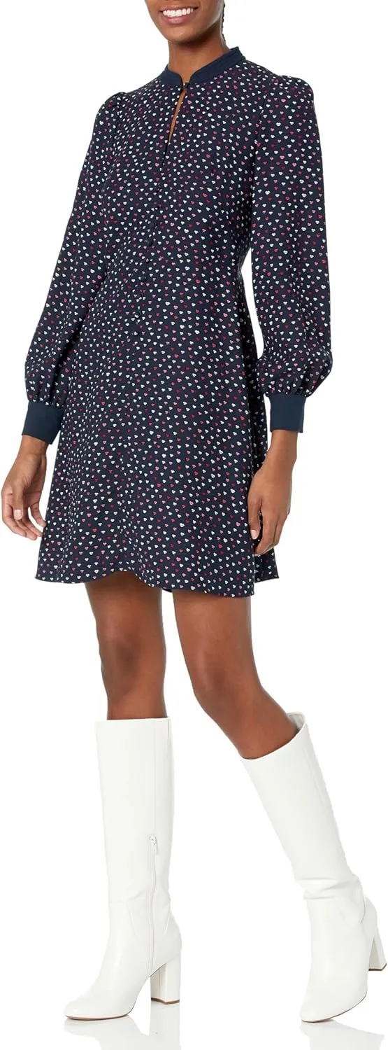Diane von Furstenberg Women's Lips Crepe Dress