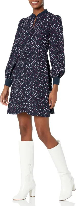 Diane von Furstenberg Women's Lips Crepe Dress