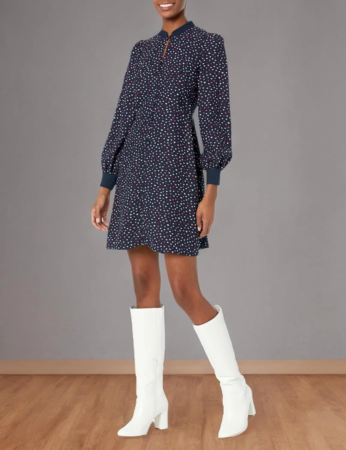 Diane von Furstenberg Women's Lips Crepe Dress