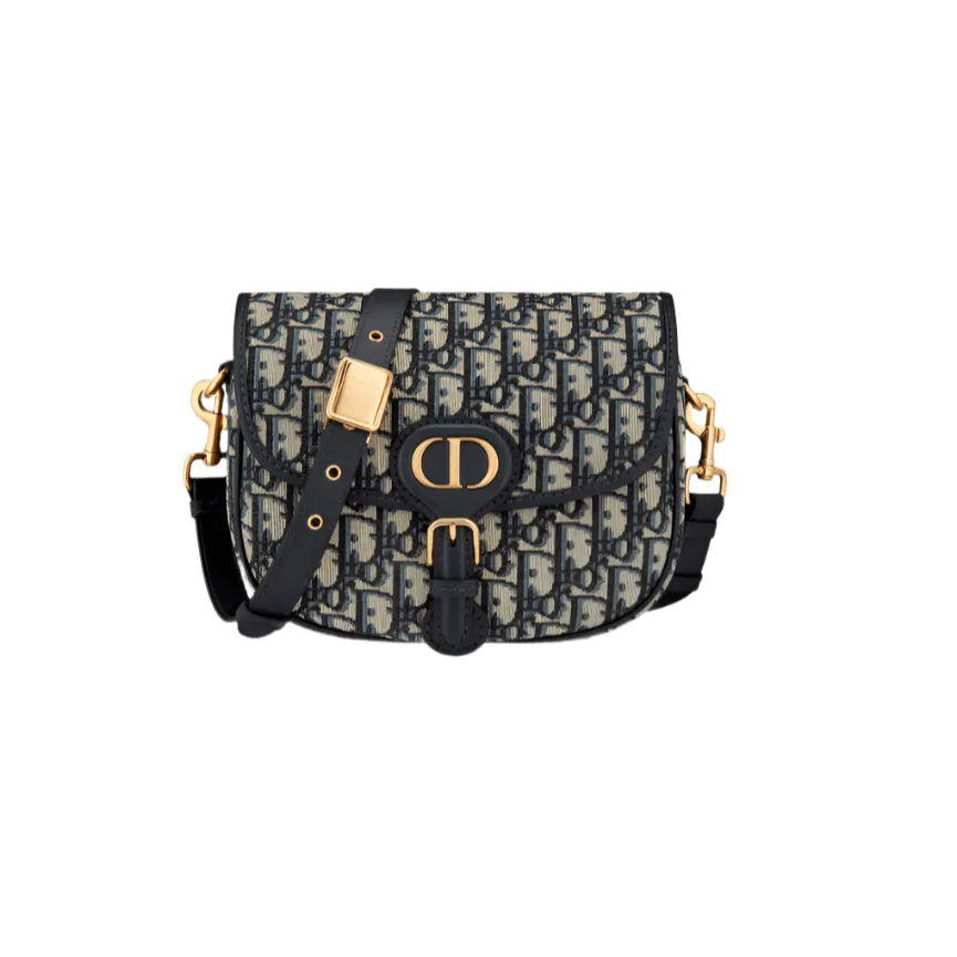 Dior Medium Dior Bobby Bag Black Dior Oblique Jacquard