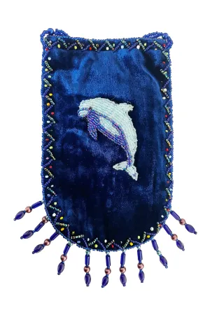 Dolphin Pattern Velvet Crossbody Bags VXL0609-Dolphin