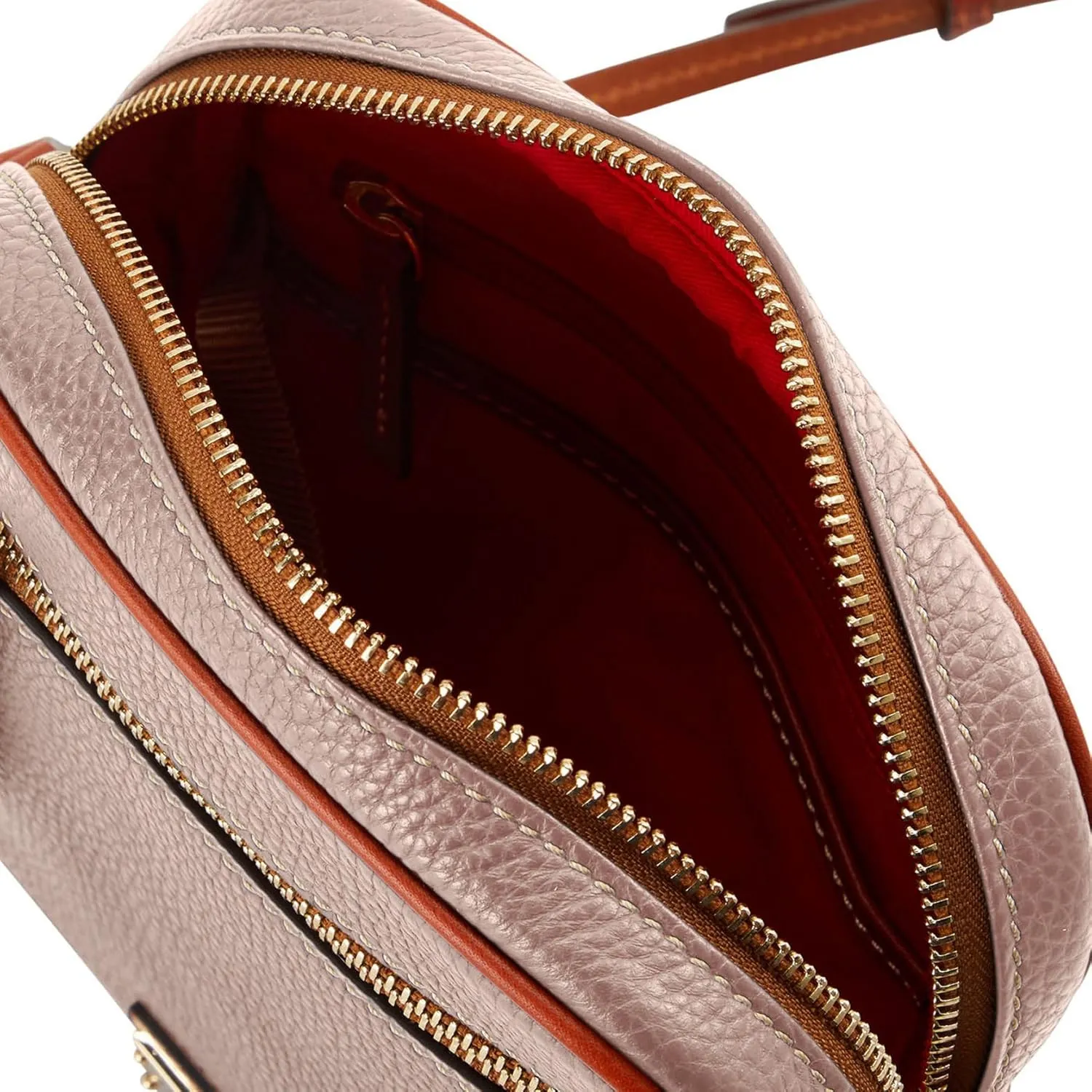 Dooney & Bourke Crossbody Bags for Women, Pebble Grain Leather Small Camera Crossbody