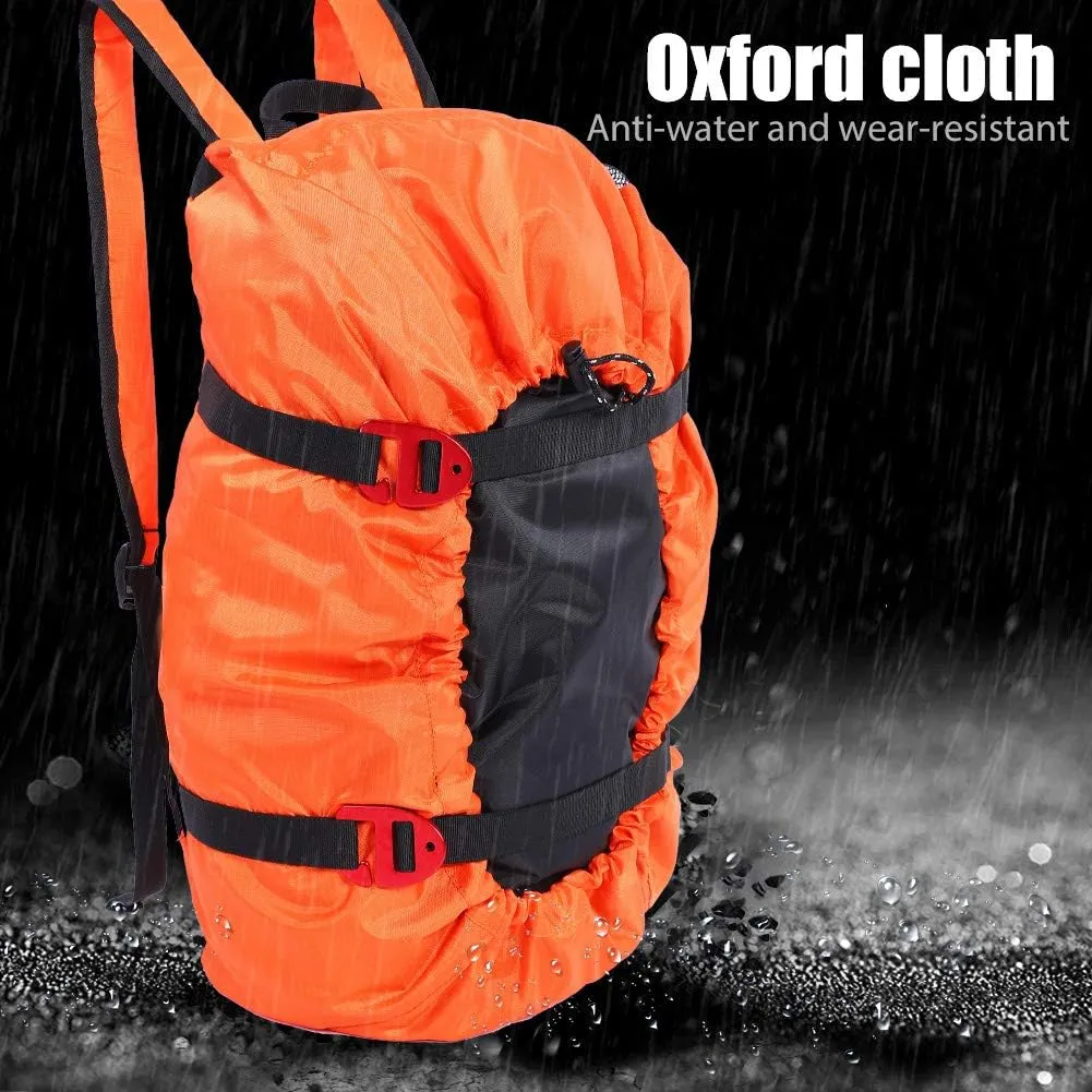 Drfeify Rock Climbing Bag, Rock Climbing Rope Kit Bag with Folding Shoulder Strap Lightweight Daypack for Camping Hiking