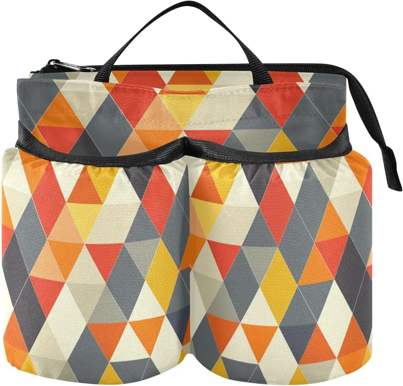 Drink Holder for Suitcase Convenient Colorful - Shaped Patterns Attachment Cup Holder Two Cup Holder for Flight Attendants Businessmen Travelers