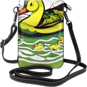 Duck Flock Game Women'S Crossbody Bag, *Zipper Phone Wallet, Cute Purse, Shoulder Bag, Detachable Shoulder Strap