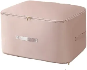 Dustproof And Moisture-Proof Compression Storage Bag Quilt Compression Organizer Bag Large Capacity Clothes Luggage Moving Bag(Pink,XL)