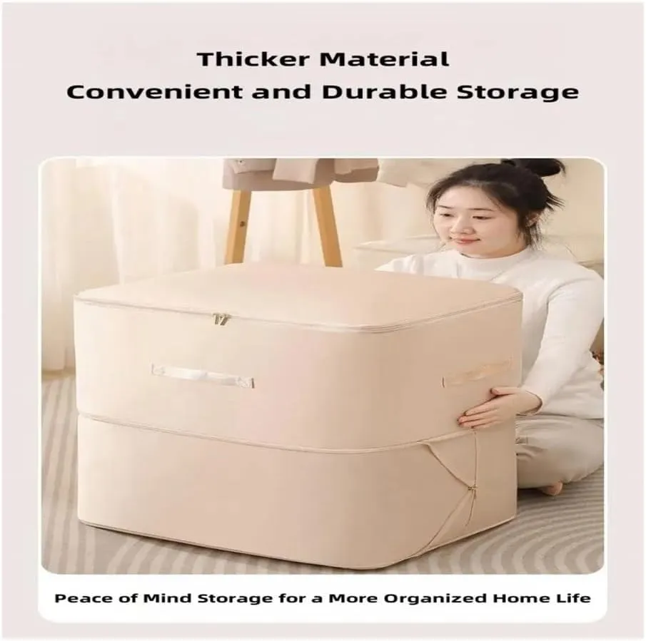 Dustproof And Moisture-Proof Compression Storage Bag Quilt Compression Organizer Bag Large Capacity Clothes Luggage Moving Bag(Pink,XL)