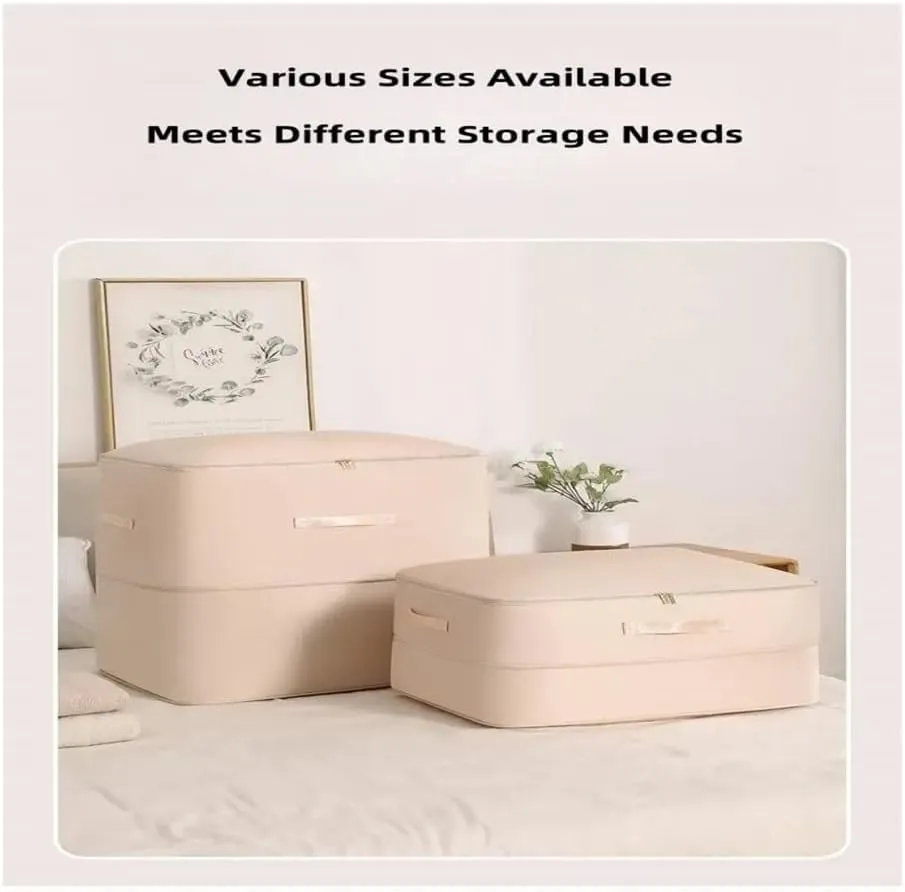 Dustproof And Moisture-Proof Compression Storage Bag Quilt Compression Organizer Bag Large Capacity Clothes Luggage Moving Bag(Pink,XL)