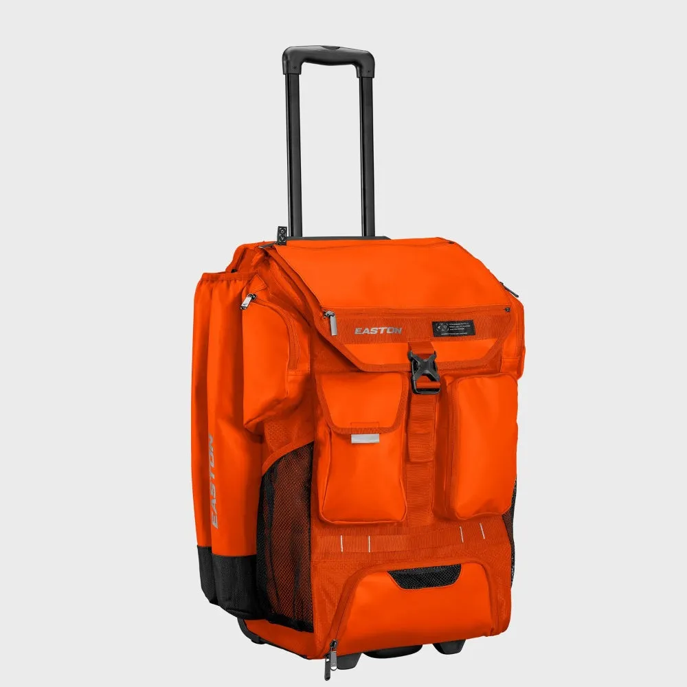 Easton 5-Tool Phenom Orange Wheeled Bag: 5TPHENOMWB