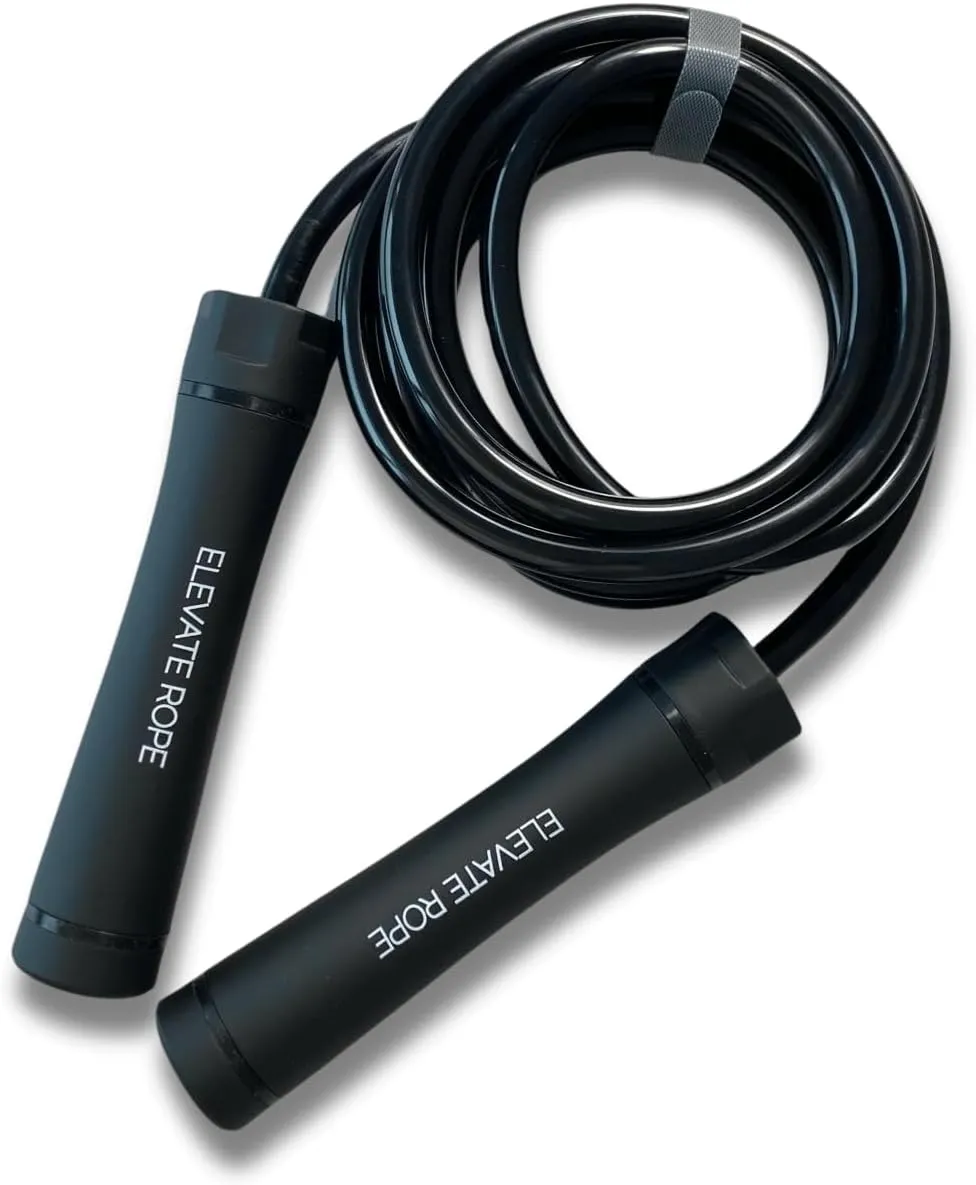 Elevate Gravity Heavy Rope - 3m, 10mm PVC - Boost Muscle, Cardio & Strength - Smooth Bearings - Ideal Indoor/Outdoor & Weight Loss.