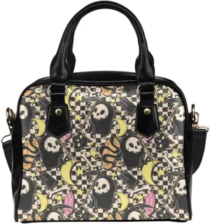 Emo Purse, Emo Skull Handbag, Scene Accessories, Alternative Style, Mall Goth, Crossbody Bag, Vegan Leather…