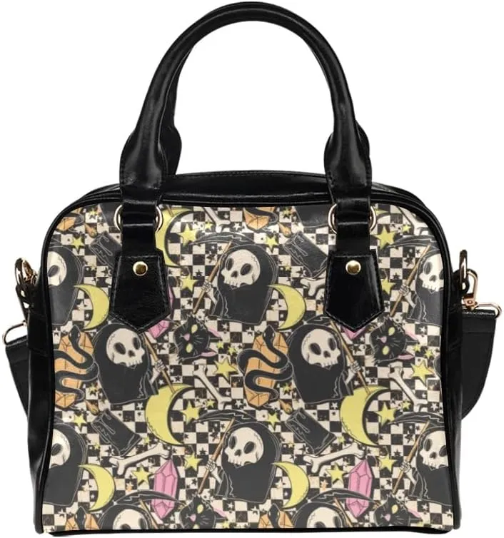 Emo Purse, Emo Skull Handbag, Scene Accessories, Alternative Style, Mall Goth, Crossbody Bag, Vegan Leather…