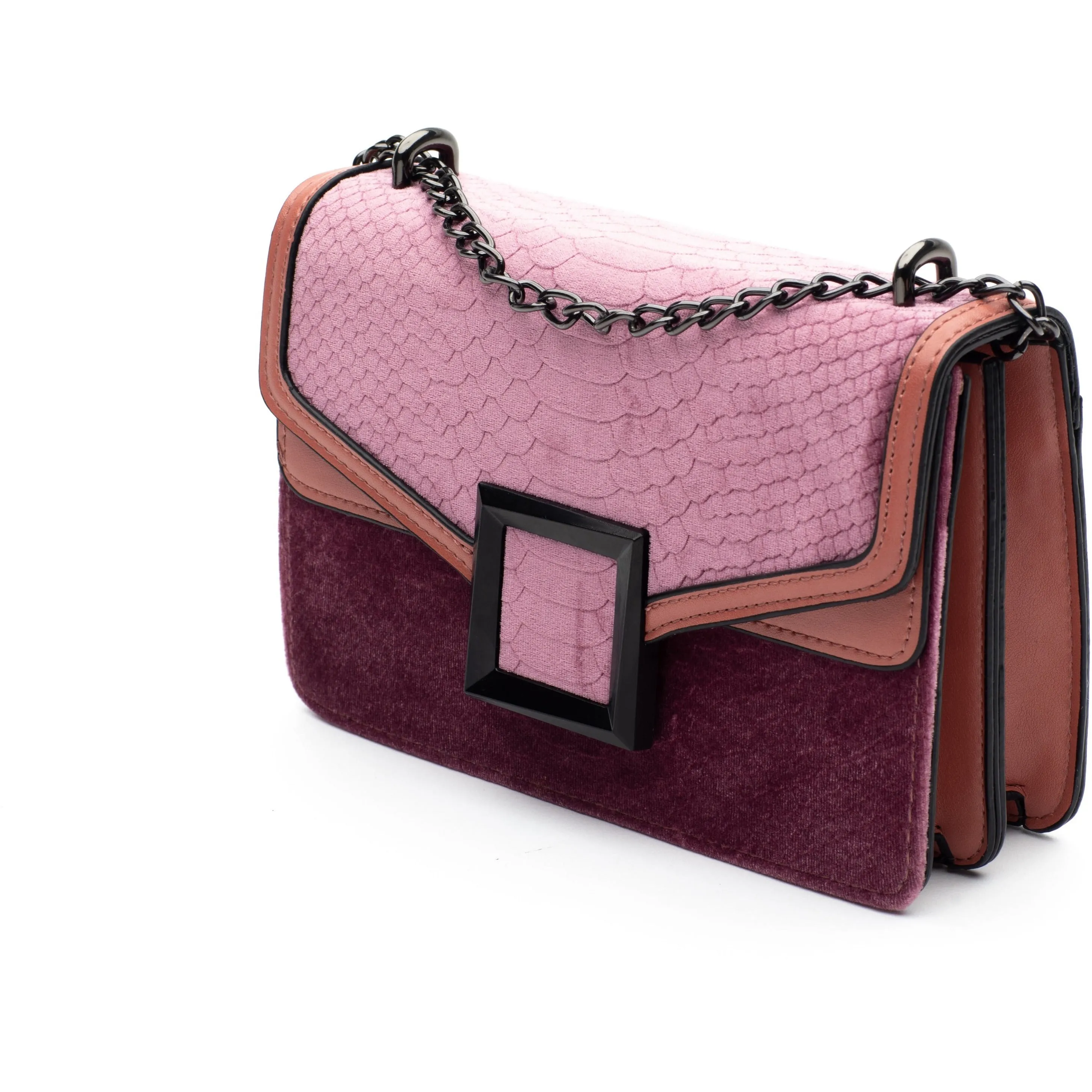 ESTARIE RUBY VELVET CROSSBODY BAG